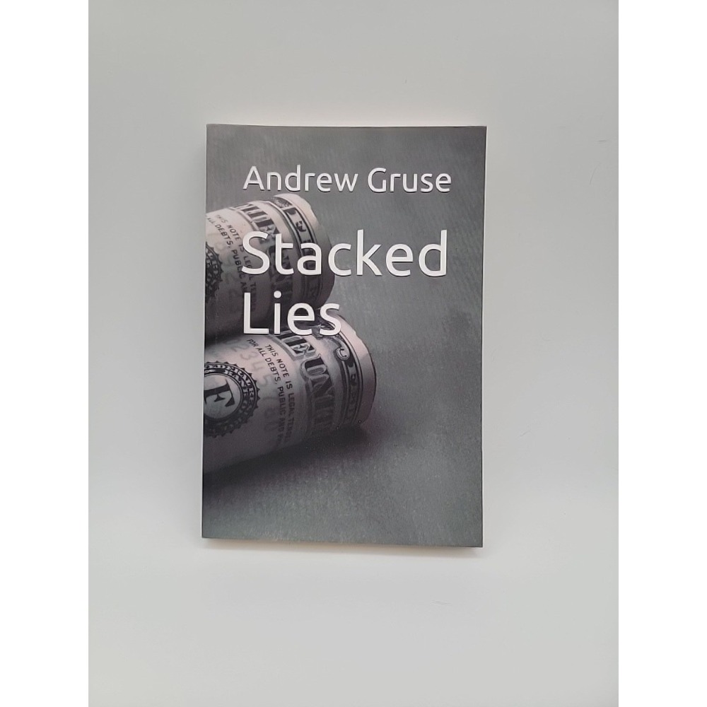 Andrew Gruse Stacked Lies Paperback 2019 First Edition Mystery Thriller Ex Con‎